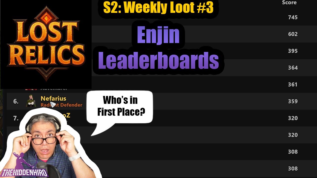 Lost Relics: Season 2 Weekly Loot # 3 + Enjin Leaderboards