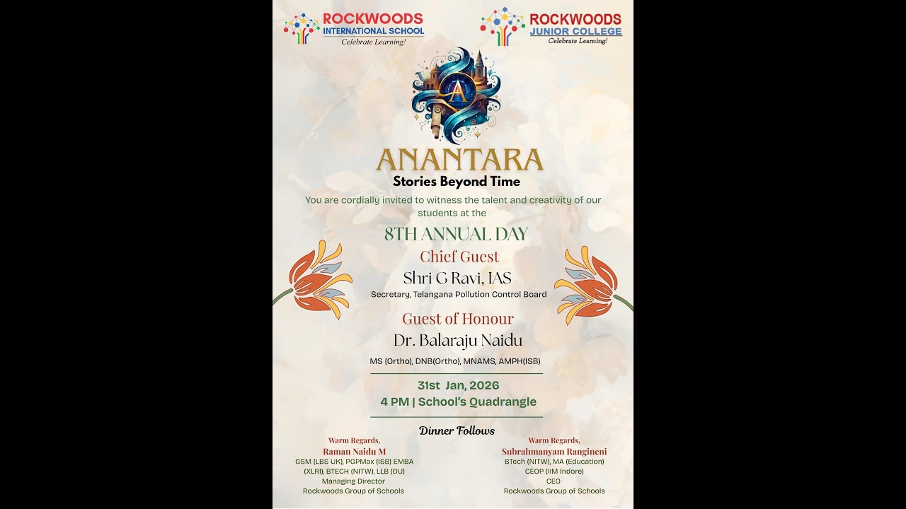Rockwoods Annual day Celebrations 2025-26 - ANANTARA-Grade X and XI Solo Performance