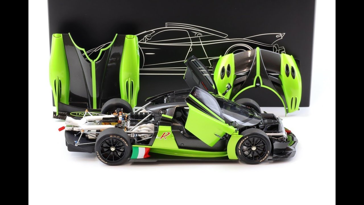 Выпендрёж: ЖК-дисплей Pagani Huayra R Pearl Green 1:18