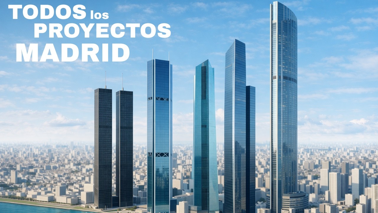 TODOS los PROYECTOS de MADRID de RASCACIELOS | Rascacielos de Madrid