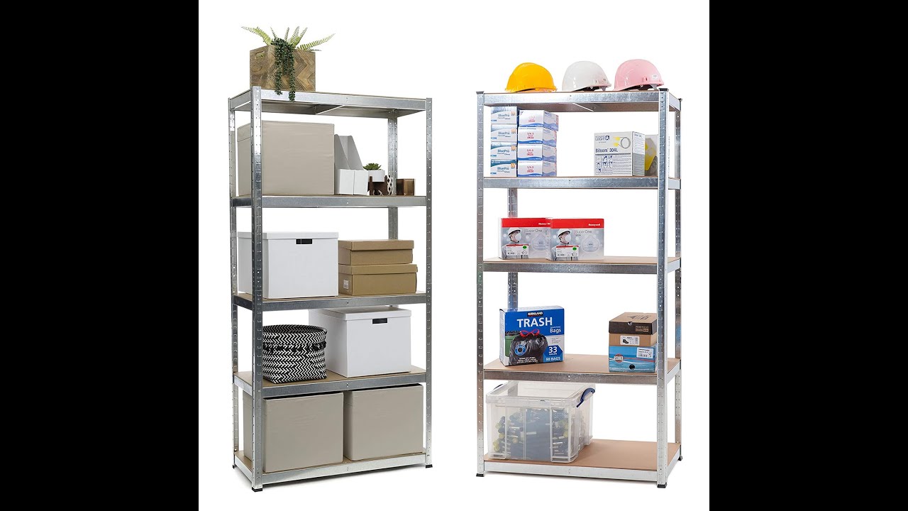 5 Tier Racking Shelves Assembly - RS90 - Denny Shop UK