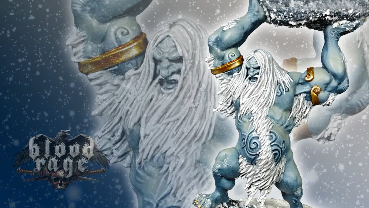 Painting a FEROCIOUS Frost Giant! - GONNA SMASH IT! // CMON Blood Rage