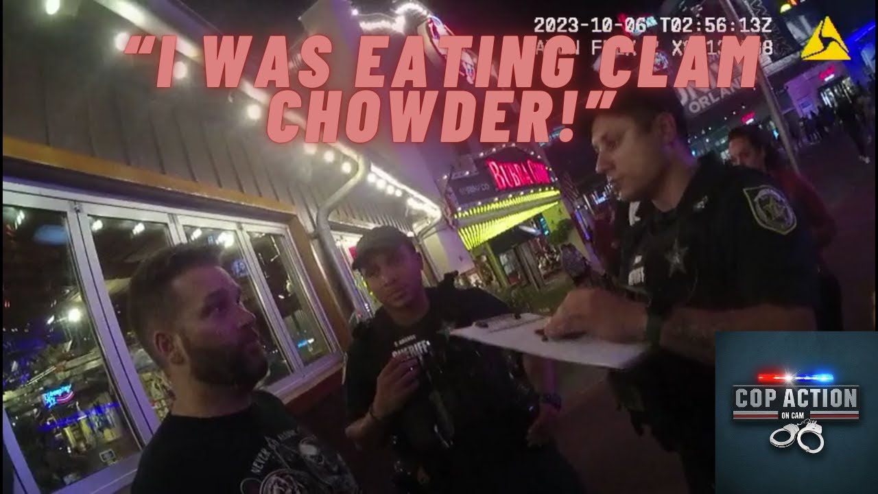 Man Gets Arrested at Universal Orlando... Over Clam Chowder!?! | Police Body Cam Footage