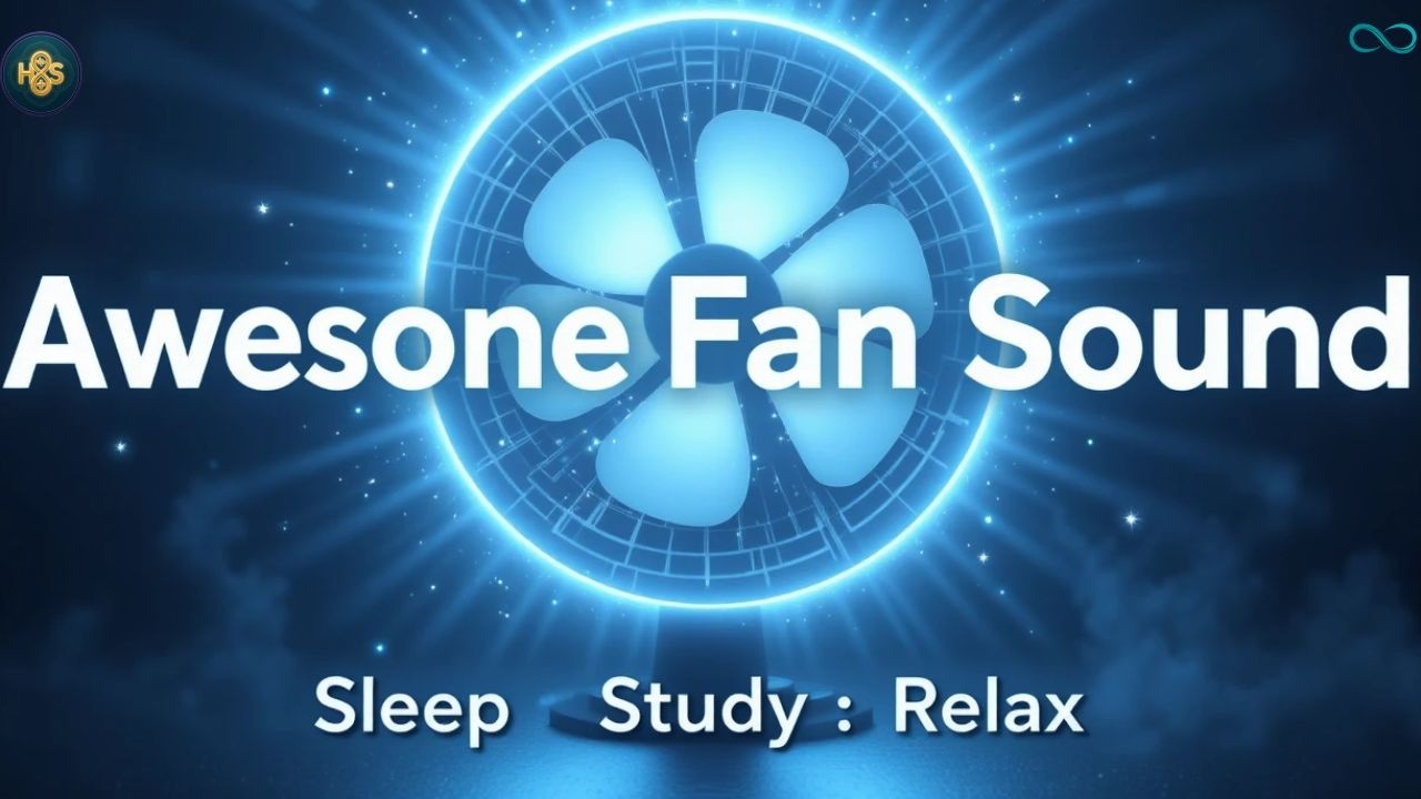 Perfect Fan White Noise | For Sleeping, Studying, Insomnia & Relaxation (Black Screen) | (8 Hours)