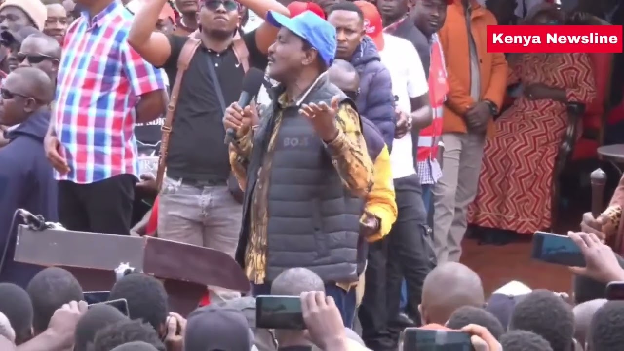 WE DEMAND PUBLIC INQUEST TO KNOW WHETHER RAILA WAS KILLED! Kalonzo BREATHES FIRE in Nyamira on Ruto
