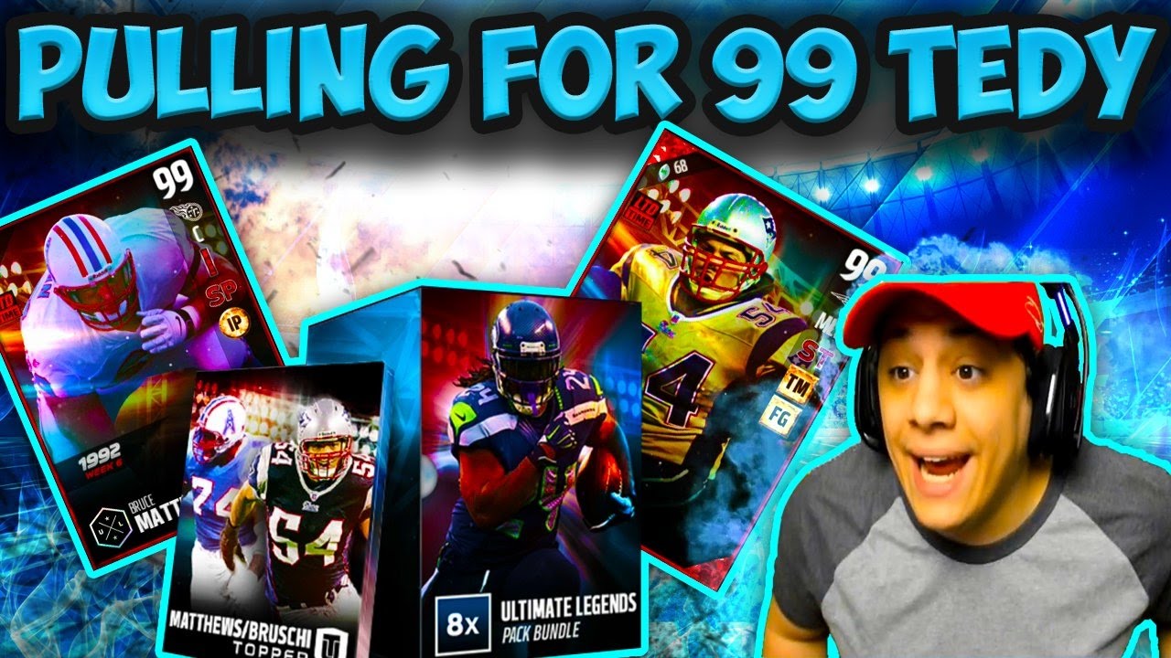 WE PULLED TEDY BRUSCHI ! (ULTIMATE LEGEND PACK OPENING) - MADDEN 17 ULTIMATE TEAM