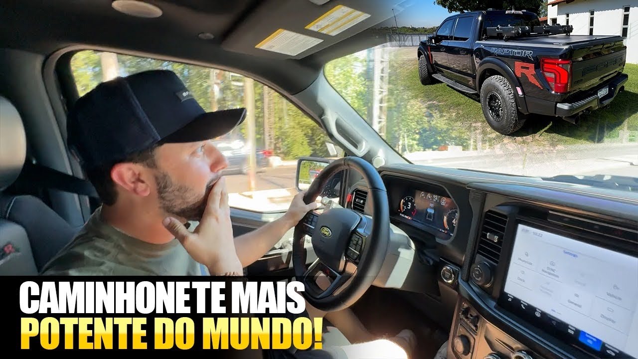 DIRIGI UMA DAS 2 ÚNICAS FORD F-150 RAPTOR R DO BRASIL!!