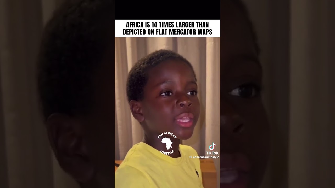 Why is Africa so small on the map explained by a 6 year old 