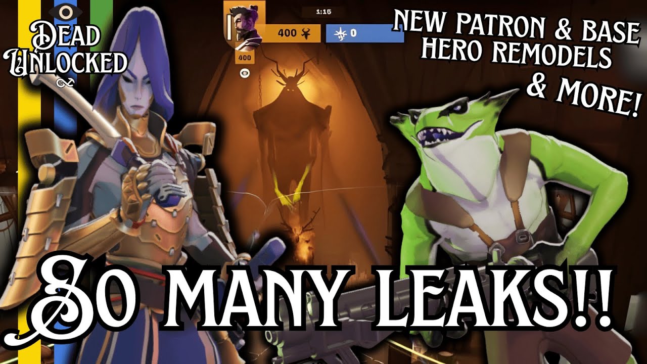 Deadlock New Patron & Base First Look Leaked?? Hero Remodels, Insider Interview, & more!