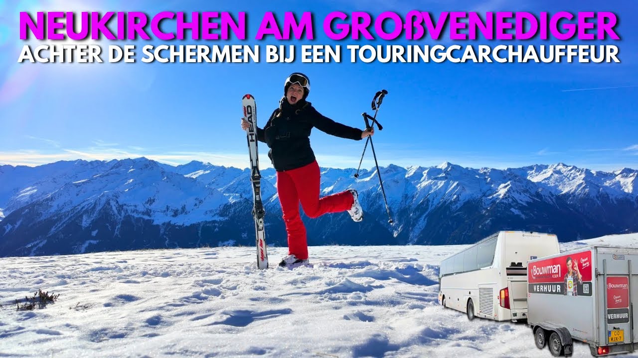 🚍EERSTE KEER MET EEN AANHANGER + ROLSTOELBUS COMBI 🚍 NAAR OOSTENRIJK | SKIËN IN MIJN VRIJE TIJD #34
