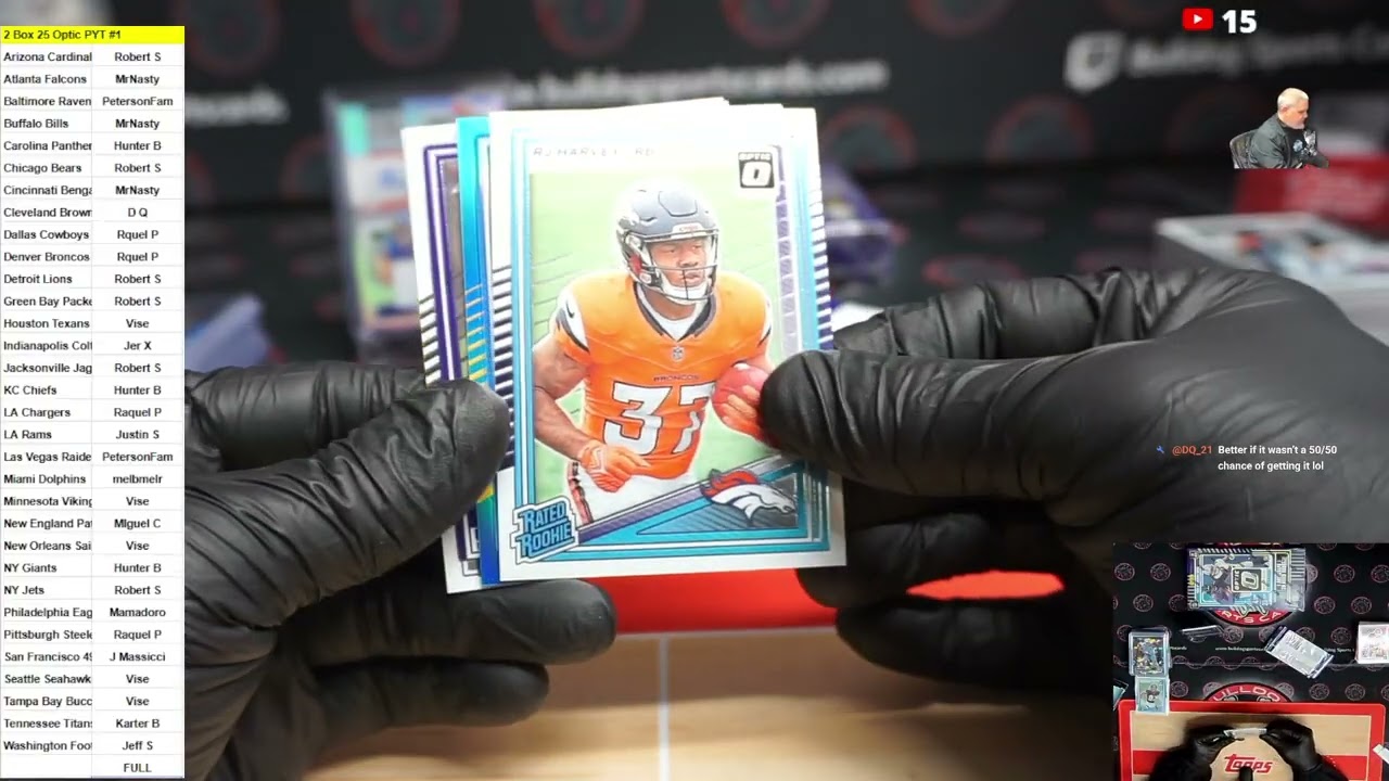 2 Box 2025 Donruss Optic PYT #1
