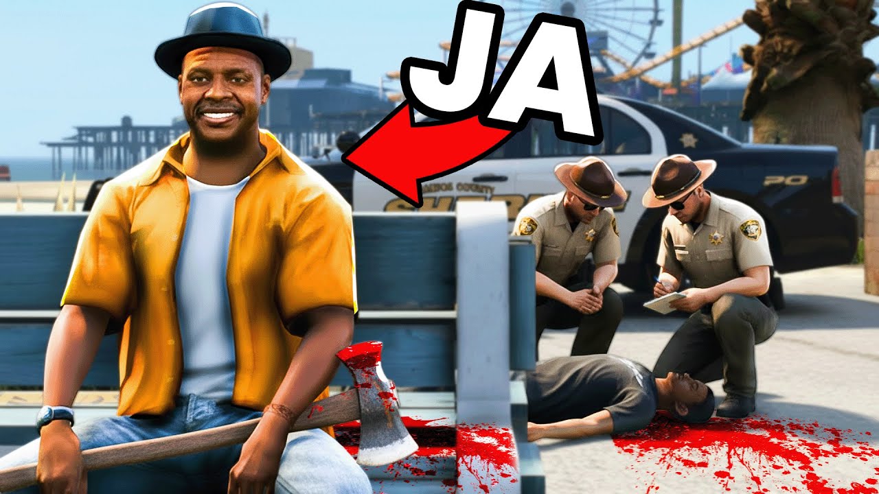 ZOSTAŁEM MORDERCĄ NPC'tem w GTA V przez 7 dni!