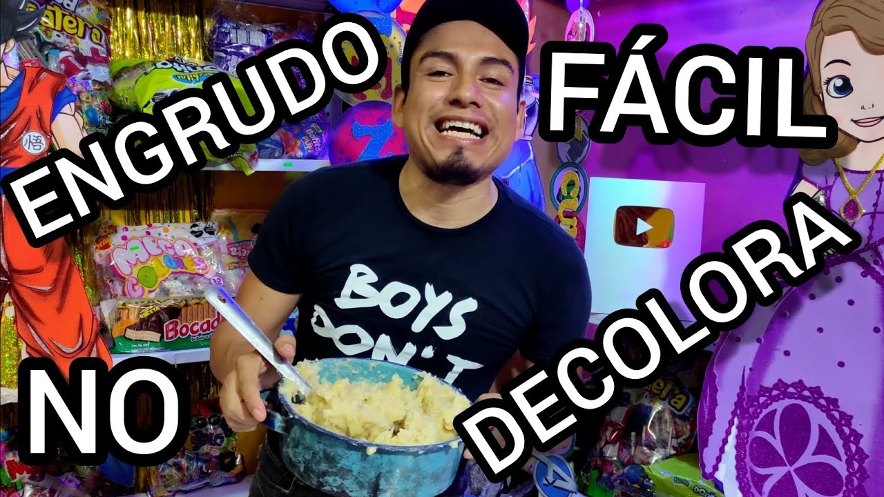 COMO hacer ENGRUDO para PI&Ntilde;ATAS‼️ CON MEDIDAS‼️