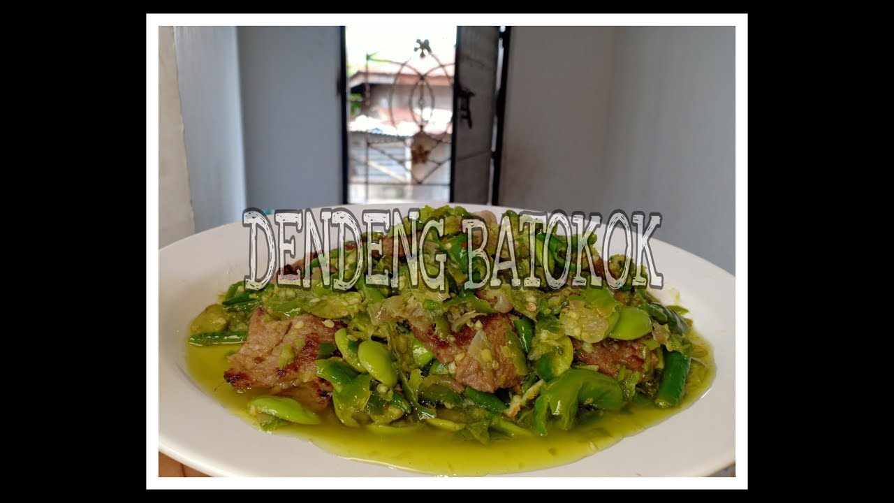 Resep DENDENG BATOKOK CABE IJO khas Dapur Uni ET