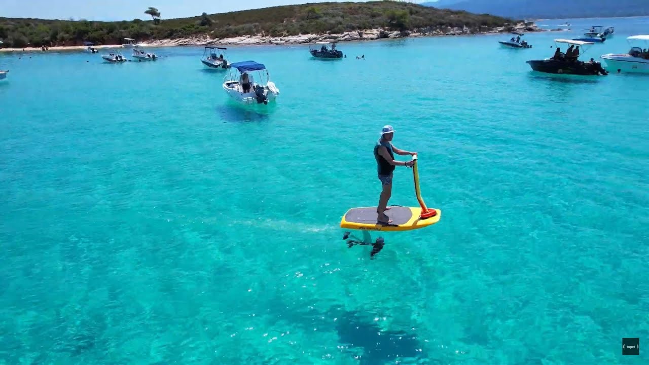 Γαλάζια ''Λίμνη'' Διάπορο Χαλκιδική - Blue 'Lagoon'  Diaporo Halkidiki Greece