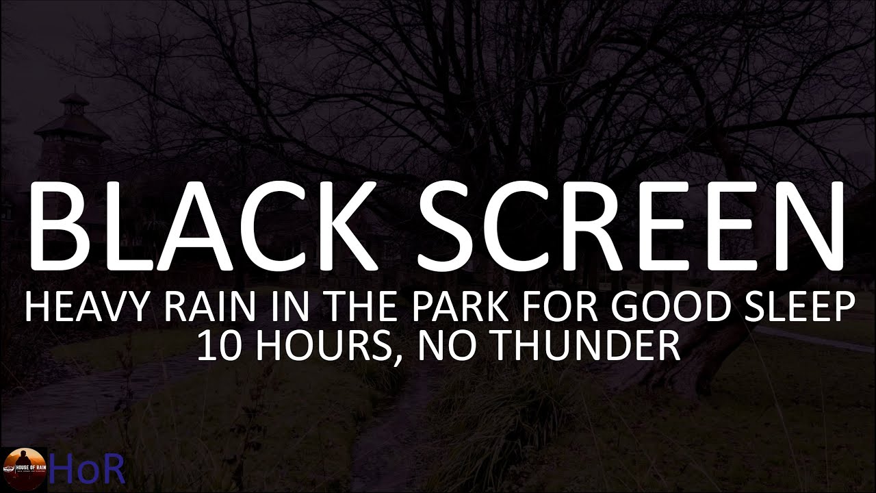 Fall Asleep in 5 Minutes with Sounds of Rain in The Park, Black Screen No Thunder by House of Rain