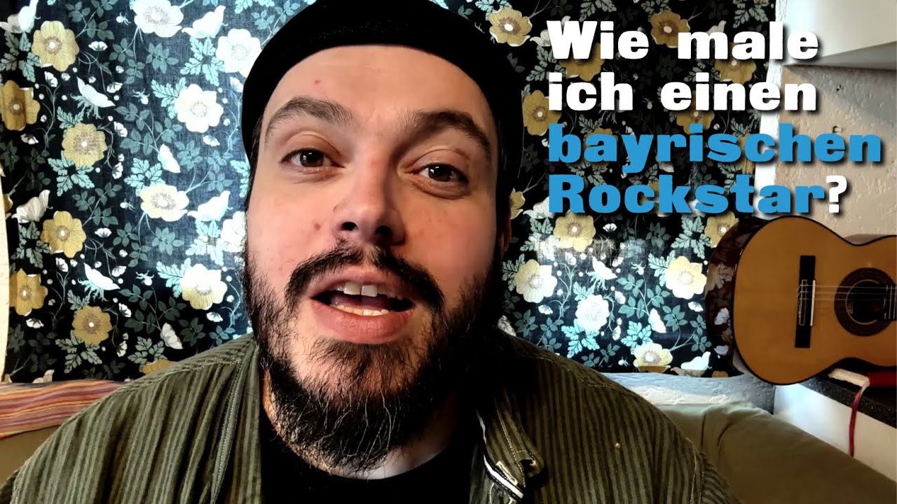 How to draw a bavarian Rockstar!