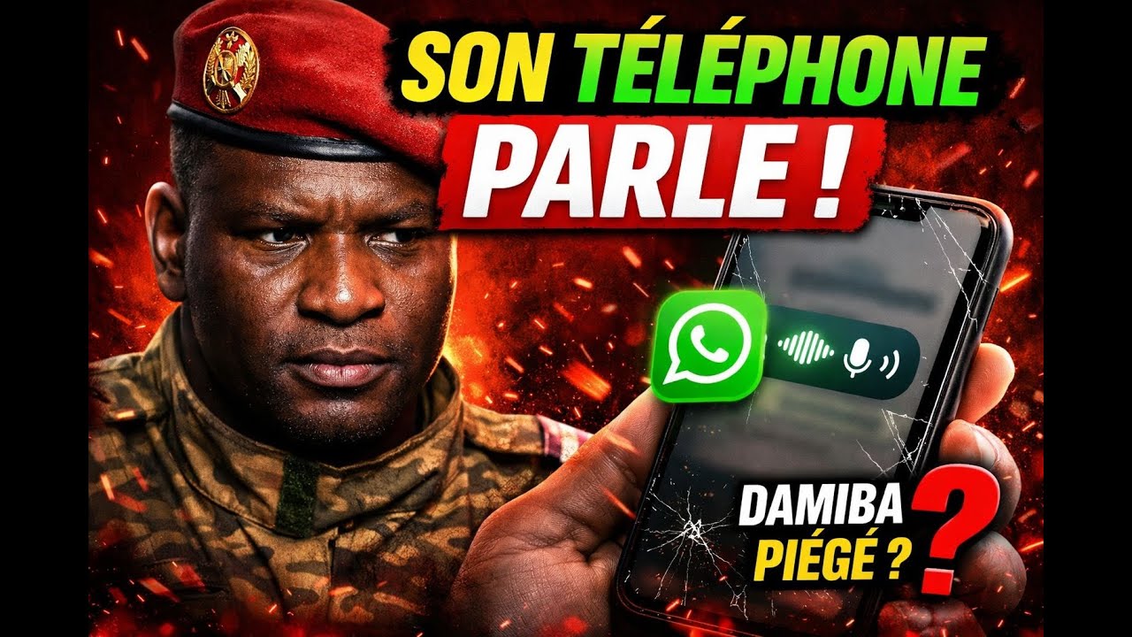 BURKINA : LE TÉLÉPHONE DE DAMIBA RÉVÈLE TOUT… FRISSONS GARANTIS