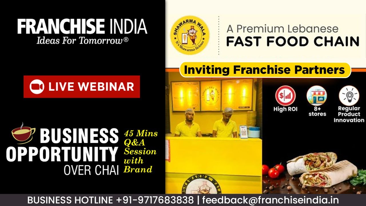 Shawarma Wala–A Premium Lebanese Fast Food Chain | Business Opportunity Over Chai | Franchise India