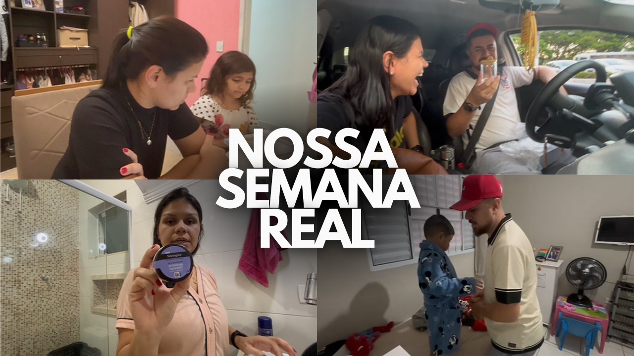 VLOG DA SEMANA | Nossa semana real: rotina de mãe, trabalho e vida em família