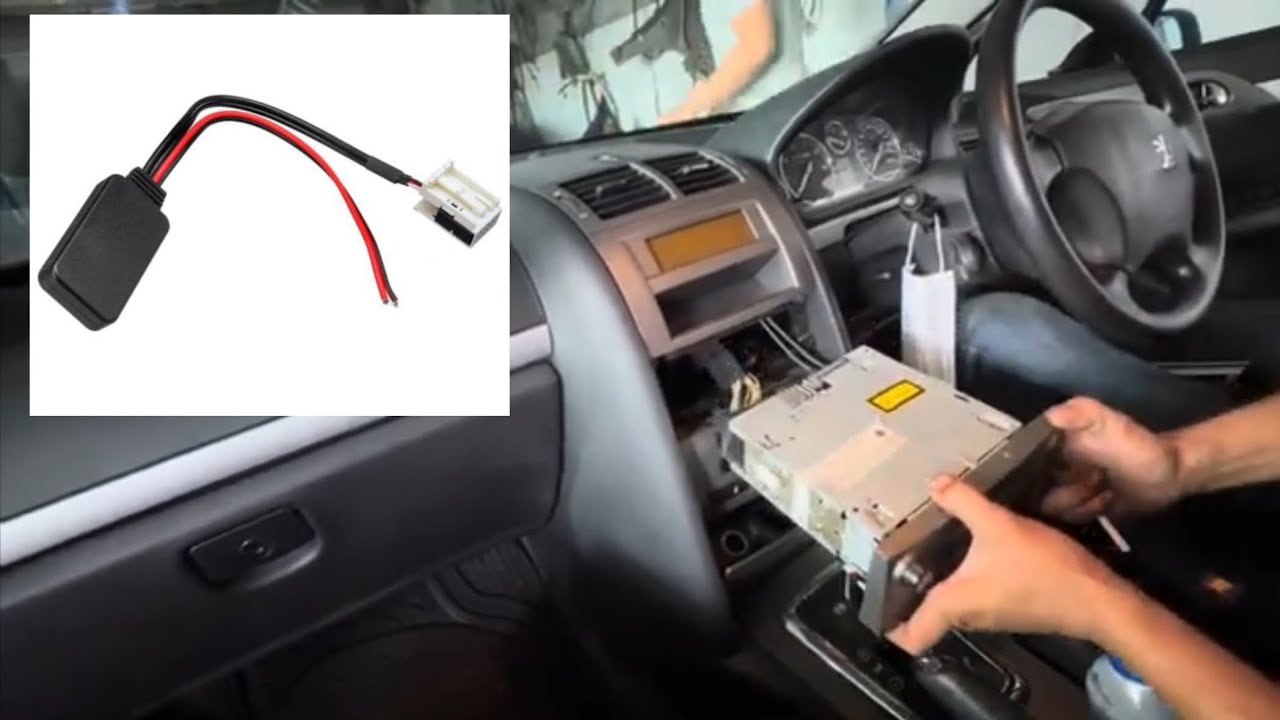 Pasang AUX BLUETOOTH PEUGEOT 407 plus aktivasi pakai scanner