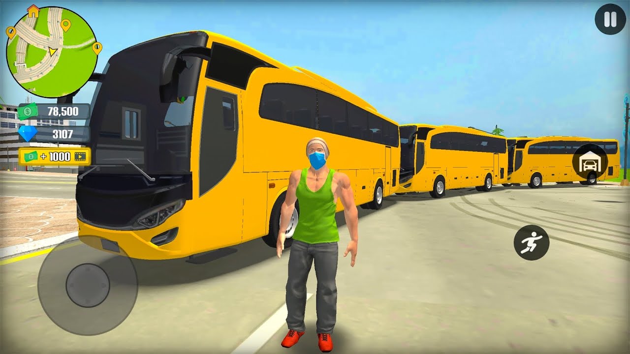 Passenger Transport Bus Police Car Helicopter Motorbike and Monster Truck SIM | Android Gameplay.