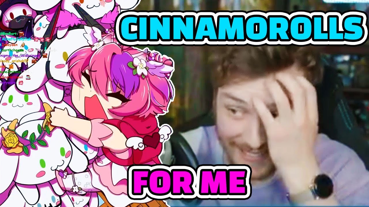 Ironmouse Gets a Promise of Infinite Cinnamorolls from CDawgVA after he did this