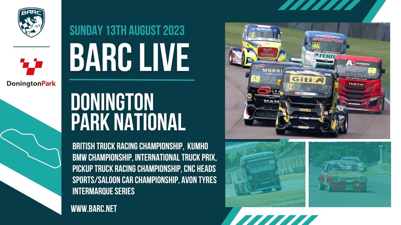 BARC LIVE |  Donington Park | August 13th 2023