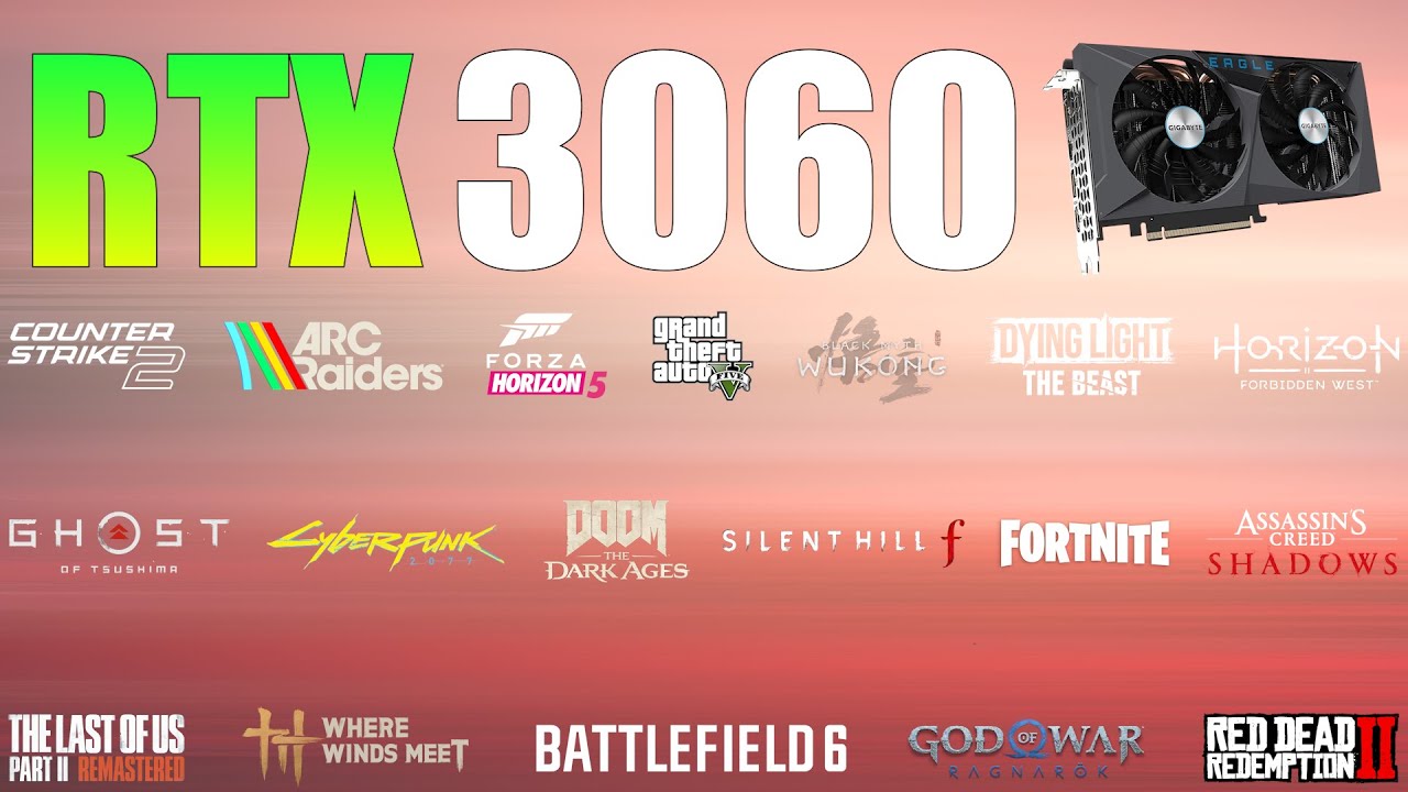 RTX 3060 12GB : 26 Games Tested - Should you Buy it in 2025?
