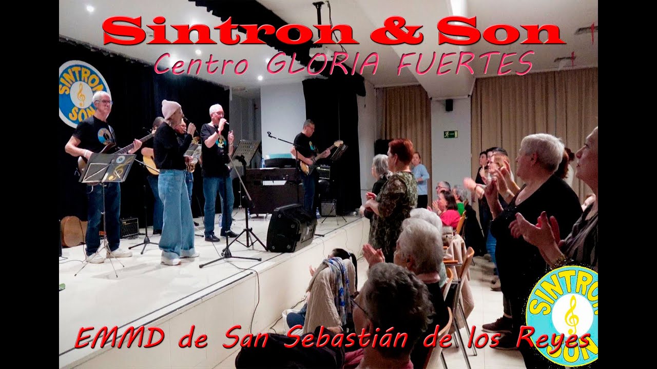 MAMMA MARÍA(Ricchi e Poveri)versión de SINTRON & SON en GLORIA FUERTES de San Sebastián de los Reyes
