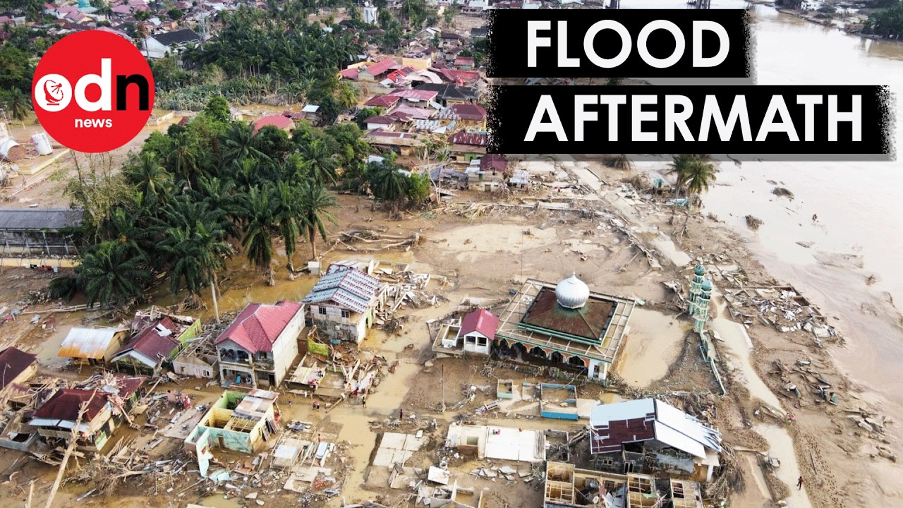 Shocking Footage Shows Devastating Flood Damage Across Indonesia