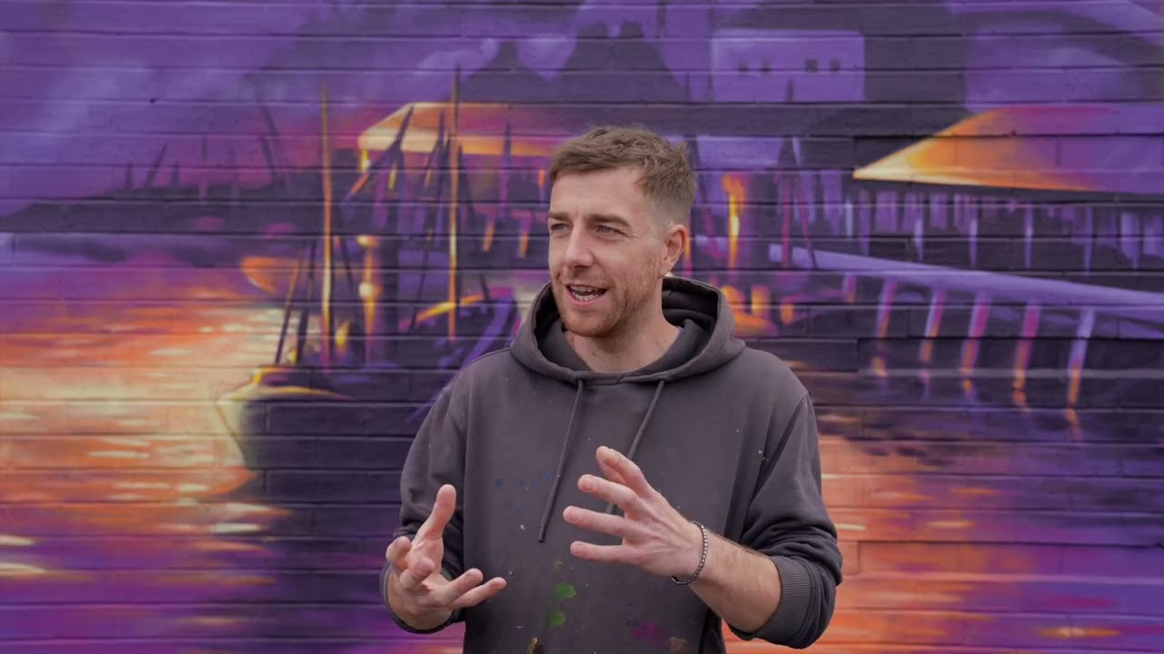 “The Spirit of Shields” – Mark One87’s Mural | Elevation Festival | I Love North Shields
