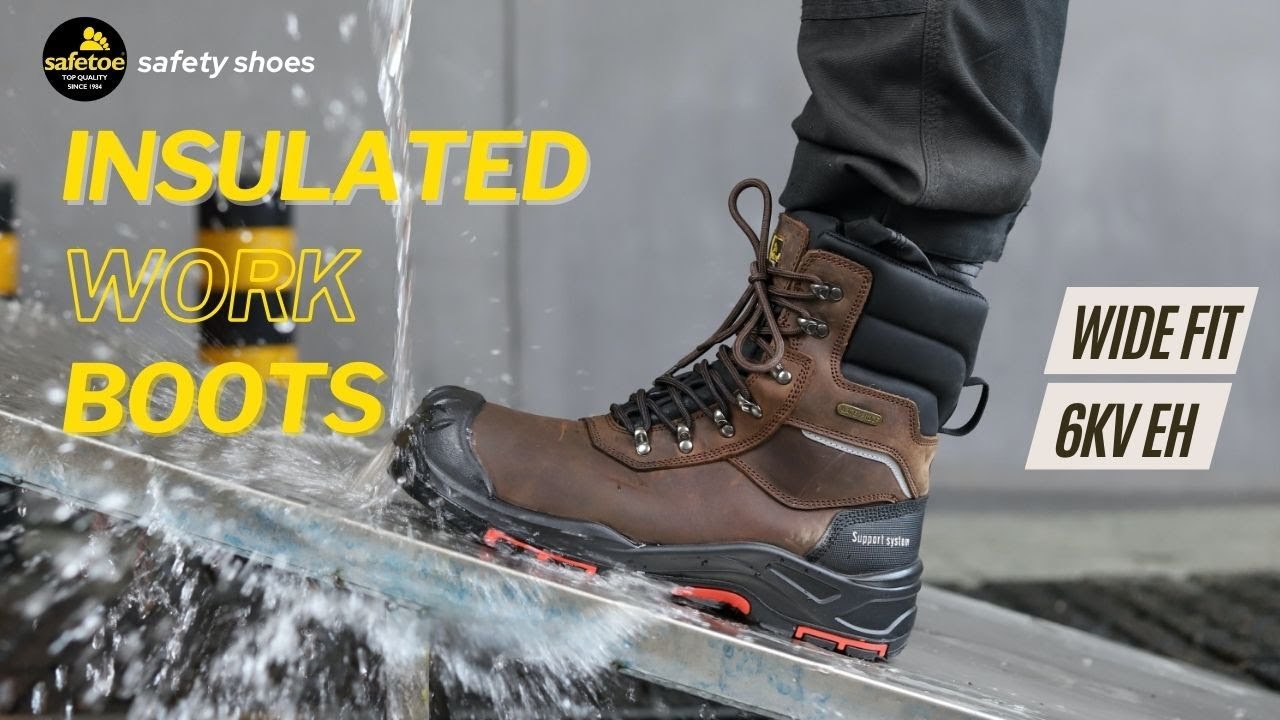 Winter Warrior: Safetoe Mens Insulated Waterproof Work Boots | Ultimate Protection & Comfort