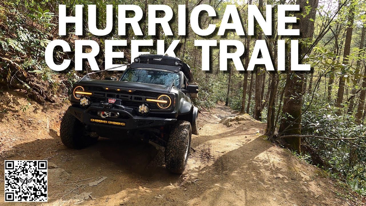 Слишком ли широк Bronco Raptor для тропы Hurricane Creek? | Внедорожные гонки в Северной Каролине...