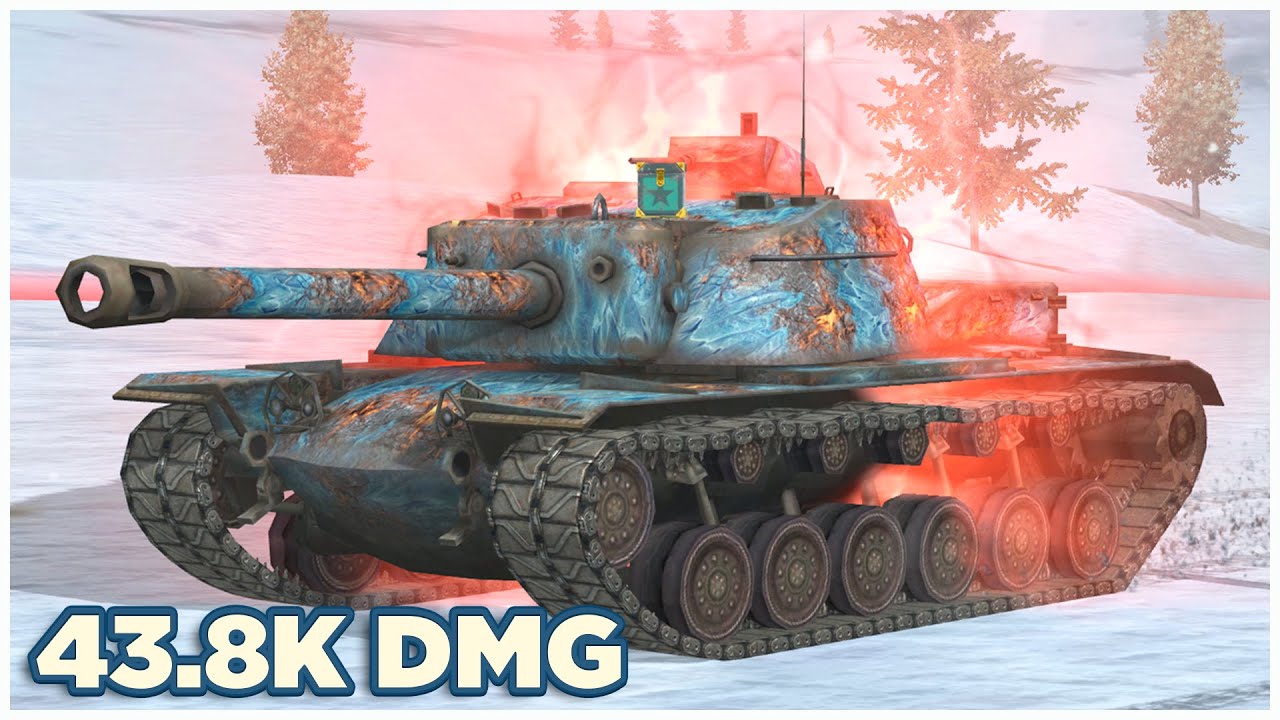 T110E4 • 43.8К УРОНА • Big Boss WoT Blitz