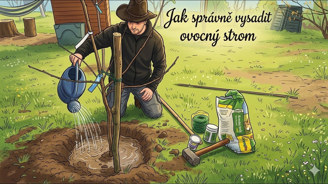 Jak správně vysadit ovocný strom? Sázím třešeň Felicitu a asijskou hrušeň Chojuro - 2026