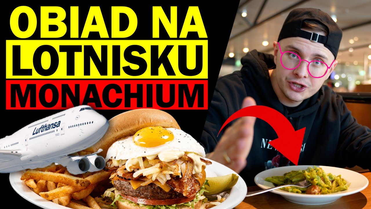 JEDZENIE NA LOTNISKU W MONACHIUM - ILE KOSZTUJE OBIAD?!