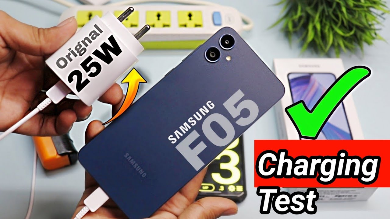 You Won't Believe the Charging Speed of Samsung Galaxy F05 with 25W