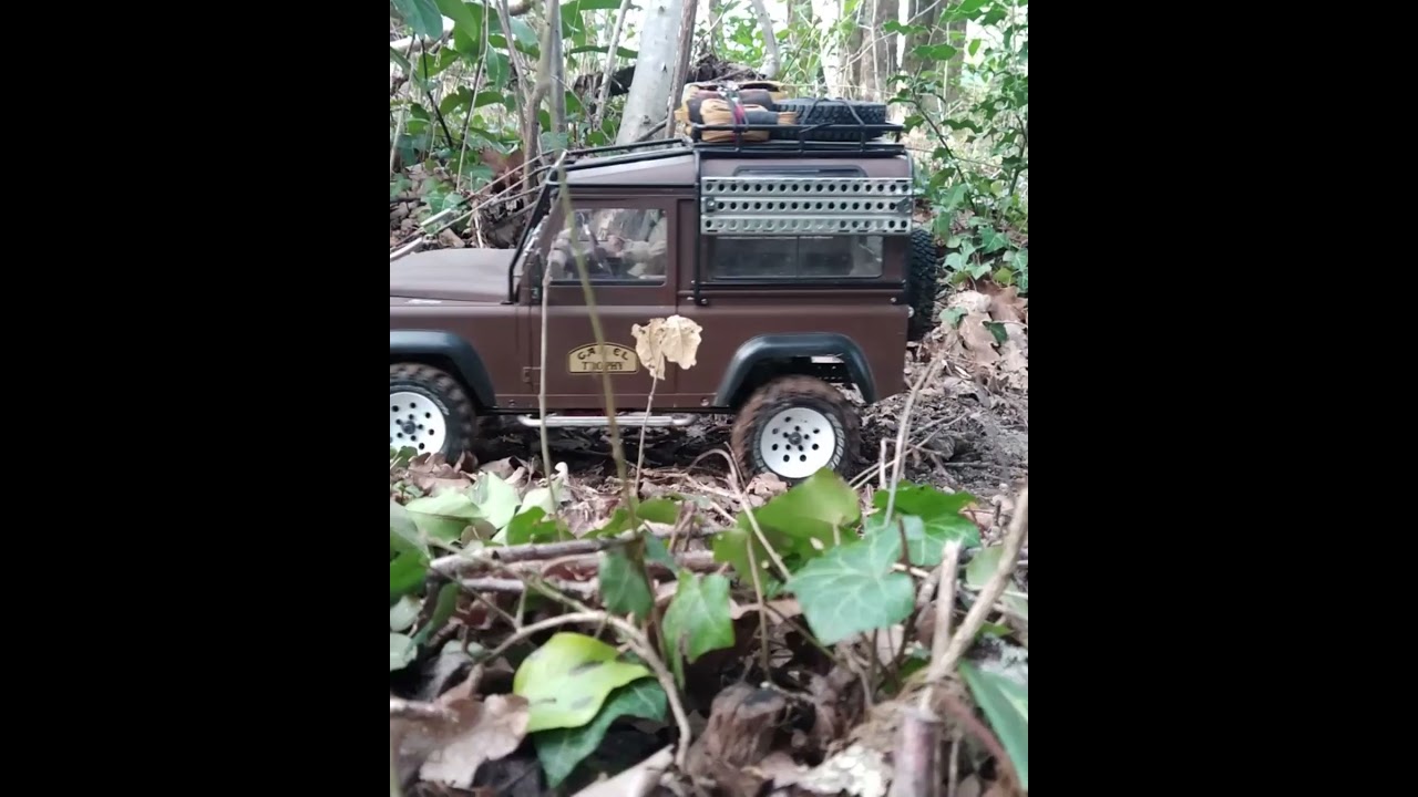 Rc scale D90 1/10 , trophy challenge forestier d5 short1