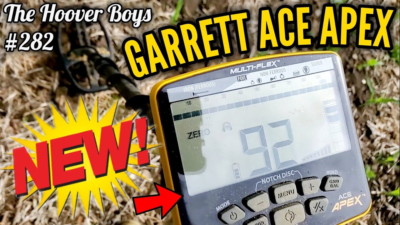 NEW Garrett Ace Apex Metal Detector! INCREDIBLE First Hunt!!