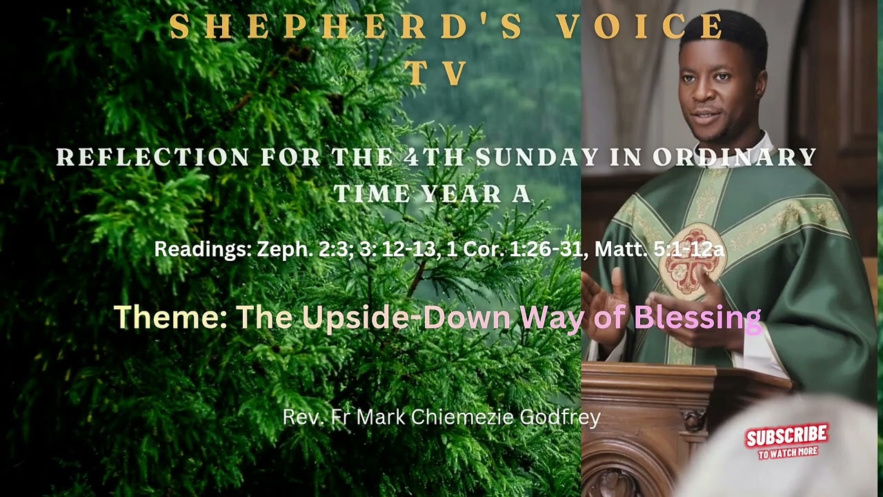 Homily for the 4th Sunday in Ordinary Time (Year A) 