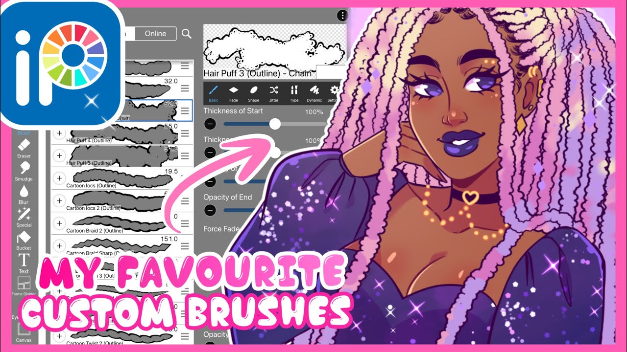 My Favourite Custom IbisPaint X Brushes