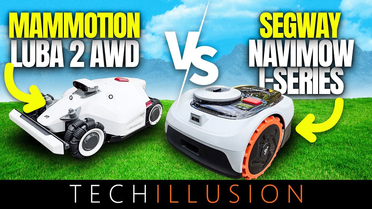 🔥ДВЕ ЛУЧШИЕ РОБОТЫ-ГАЗОНОКОСИЛКИ С GPS В 2025 ГОДУ?!🧐😱 - Сравнение Segway Navimow и Mammotion Lub...