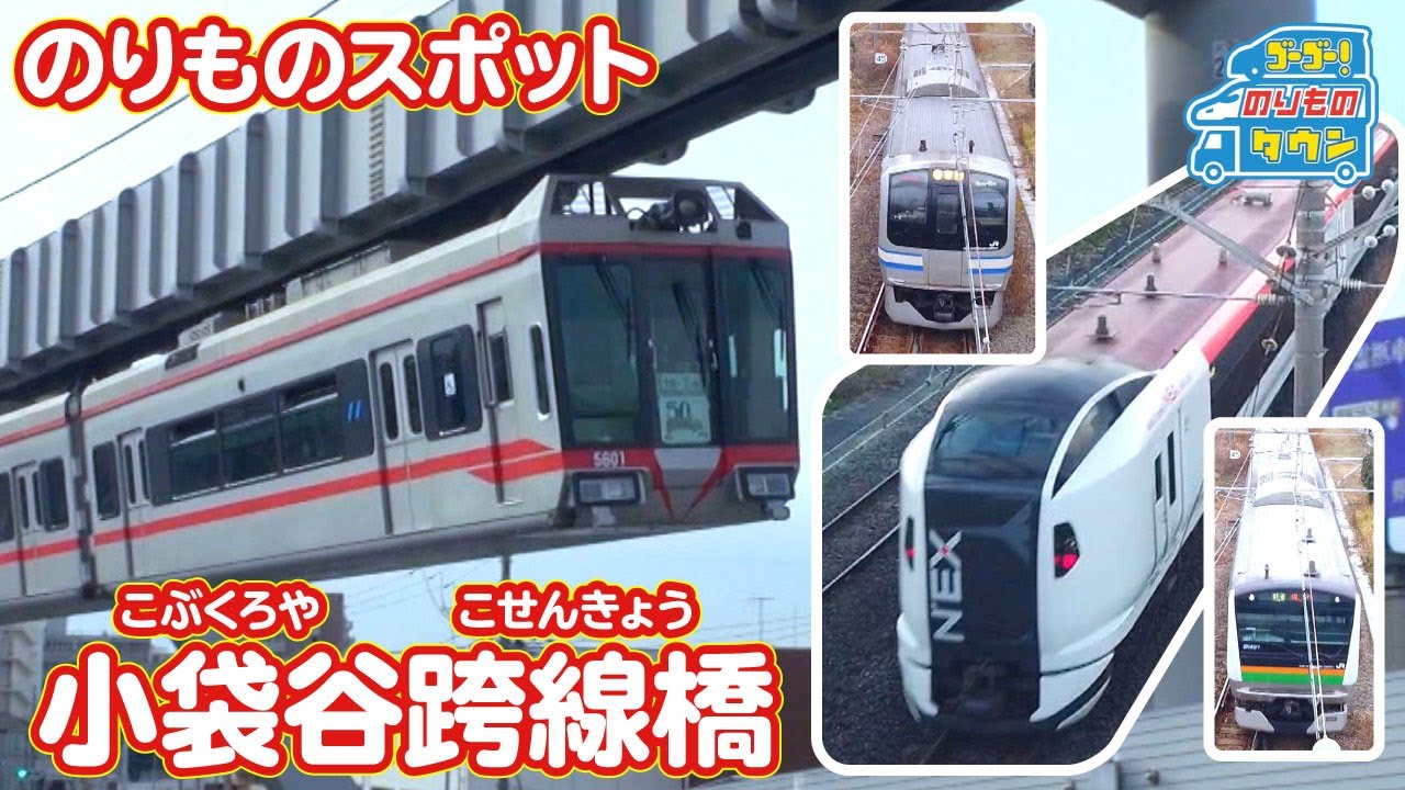 【のりものスポット】小袋谷跨線橋（湘南モノレール、JR線）