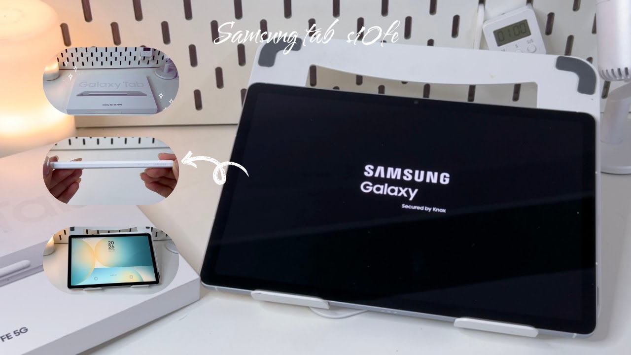 Samsung Tab S10 FE 5G 𓏲 Aesthetic Unboxing𓏲 𓏲✩