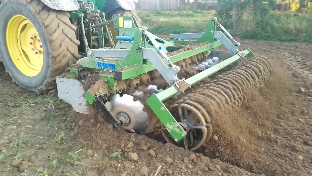 John Deere 6420 i Tolmet 3m Likwidacja rzepaku 2017