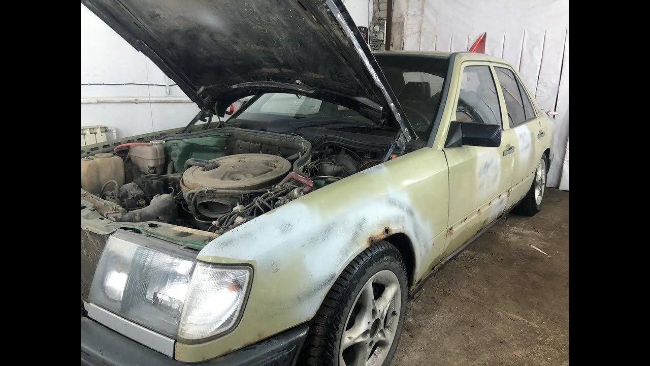 Mersedes W124. Ремонт и окрас
