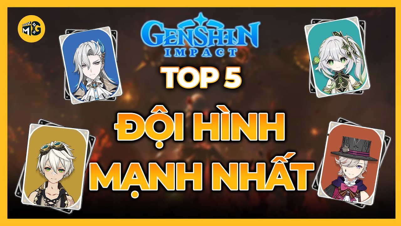 ĐÂU LÀ TEAM OP NHẤT GENSHIN?!! | Top 5 đội hình mạnh nhất Genshin Impact