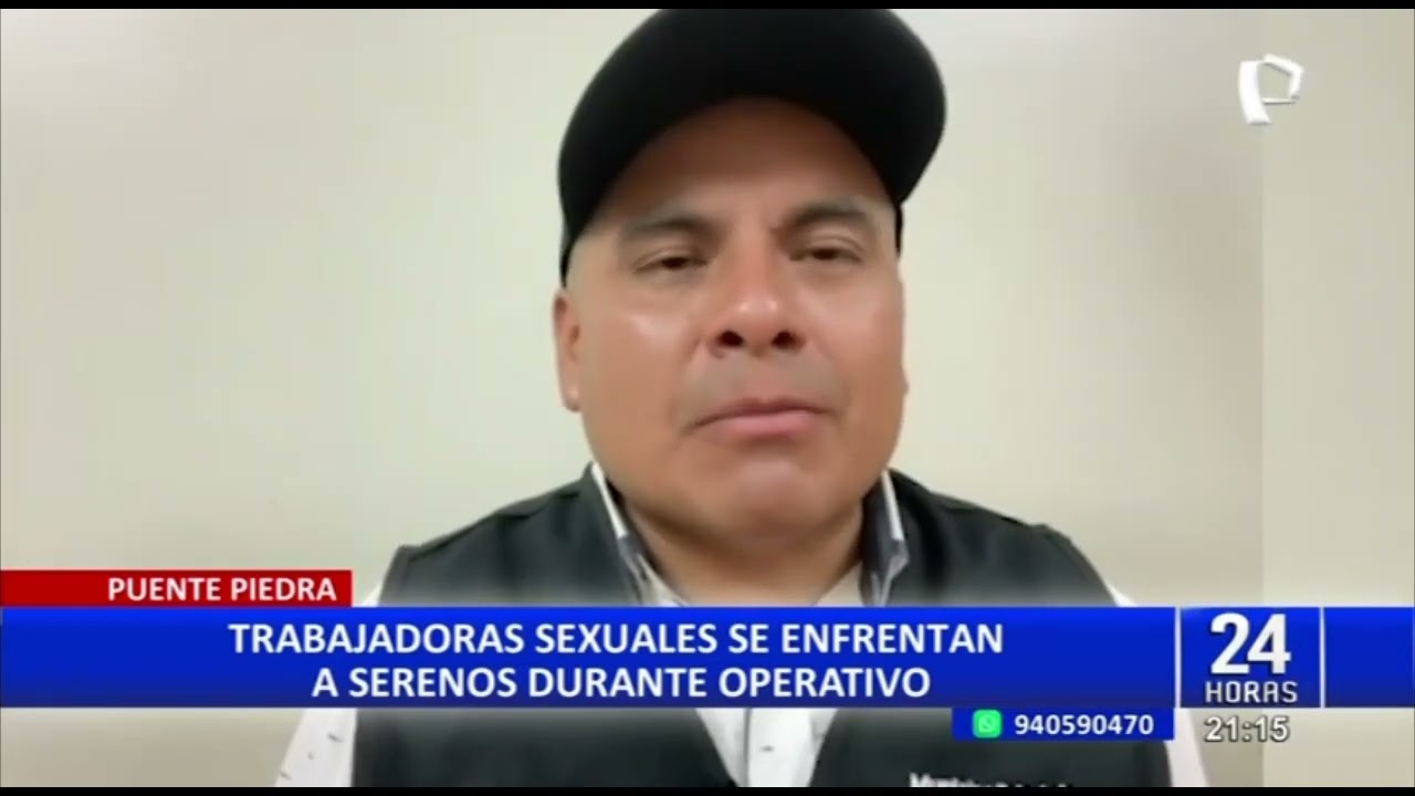 Puente Piedra: trabajadoras sexuales se enfrentan a serenos durante operativo