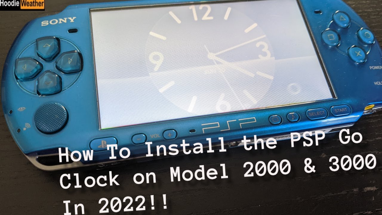 Install The PSP Go Clock On Models 2K & 3K | CFW | 6.61-PRO-C &infin;